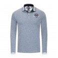 Autumn and winter plus size men's long-sleeved polo shirt men's shirt lapel shirt 061