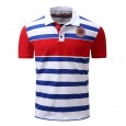 New spring and summer casual large size men's POLO shirt men's lapel shirt shirt024