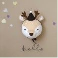 Explosive Nordic style animal headdress Christmas deer polar bear toy plush decoration children's room ornaments