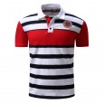 New spring and summer men's POLO shirt men's lapel shirt 024