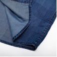 Plus size men's spring and autumn long-sleeved denim shirt plaid shirt0