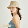 Japanese small brim fisherman hat men and women outdoor leisure basin hat small fresh shade hat waterproof travel folding