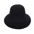Spring and summer black big brim fisherman hat female hat outdoor travel leisure sun hat cold feeling anti-ultraviolet female hat