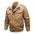 New autumn and winter men's jacket casual jacket cotton tooling plus size men's clothing
