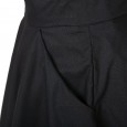 Hot selling big size big swing skirt long black skirt