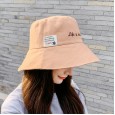 Spring men and women fisherman hat fashion outdoor labeling letters outdoor leisure basin hat