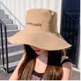 Hat ladies summer big along the shade hot sale avocado double-sided fisherman hat casual sunscreen fashion basin hat