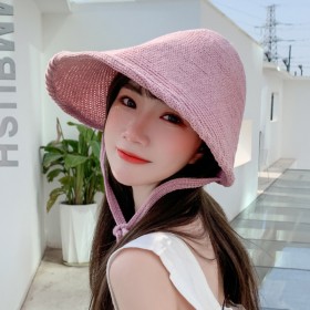 Witch hat cute knitted lace fisherman hat female spring and autumn leisure basin hat tide