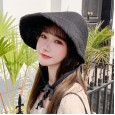 Witch hat cute knitted lace fisherman hat female spring and autumn leisure basin hat tide