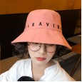 New literary small fresh embroidered fashion basin hat summer travel sunscreen breathable fisherman hat lady