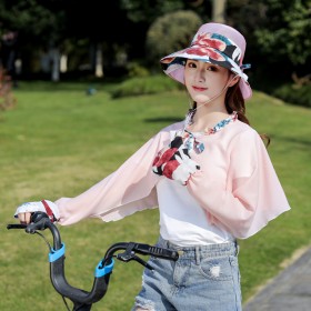 New style hat sun protection sun hat female summer shawl neck protection tea picking sun hat female fashion breathable cap