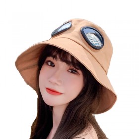 Hat female spring summer glasses fisherman hat casual cover washbasin hat UV protection sunscreen sun hat tide