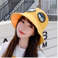 Hat female spring summer glasses fisherman hat casual cover washbasin hat UV protection sunscreen sun hat tide