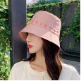 New hat ladies summer fisherman hat casual wild sun hat sunscreen short brim sun hat