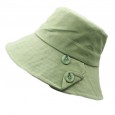 Autumn and winter fashion blue flat top hat female shopping retro retro wild fisherman hat