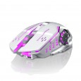The new Q13 wireless mouse 2.4GH charging mute 4 files game office home mouse colorful glow