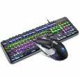 K180 mechanical keyboard punk key caps luminous game green axis e-sports 104 keys no punch USB computer wired
