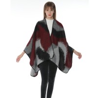 Hot sale new scarf imitation cashmere split shawl female fashion camouflage warm shawl