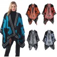 The new street color matching faux cashmere ladies warm wild scarf shawl