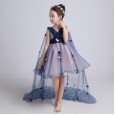 Children's pink hairpin rhinestone headdress princess crown female baby birthday hair accessories girls dress performance costumes