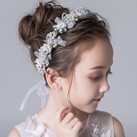 Crown headdress children princess performance jewelry personality cute crown hair band accessories girl pearl accessories