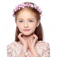Hairband Children Headdress Garland Bridesmaid Honeymoon Beach Holiday Photograph Hair Accessories Headdress Flower Ribbon