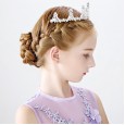 Children's hair accessories crown headdress princess headband flower girl headband girls hair accessories rhinestone crown performance spring and summer new