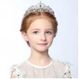 Children's Hair Accessories Princess Crown Crown Hair Accessories Children's Performance Crown Headdress Girls Cinderella Flower Girl Princess Hair Accessories
