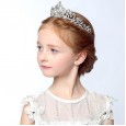 Children's Hair Accessories Princess Crown Crown Hair Accessories Children's Performance Crown Headdress Girls Cinderella Flower Girl Princess Hair Accessories