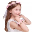 High-end children's accessories girls garland wedding small flower girl flower headband little girl show photo headdress