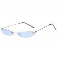 Trendy exquisite sunglasses men and women small frame square wild sunglasses street shot ocean film glasses S8028