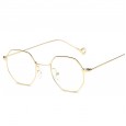 New retro small square octagonal sunglasses men and women trend ocean transparent sunglasses S17025
