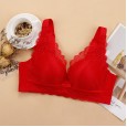 New products without steel rims, comfortable bras, small chests, gathered, adjustable, comfortable, thin, thick and thick