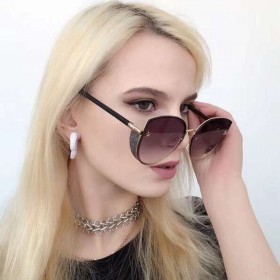New ladies fashion big frame cat eye sunglasses trend gradient sunglasses wild sunglasses S9040