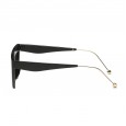 Personality triangle cat eye ladies sunglasses trend small frame sunglasses polka dot wild street shooting glasses S9044
