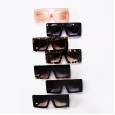New retro big frame square sunglasses men and women hipster print sunglasses street shot glasses S9067