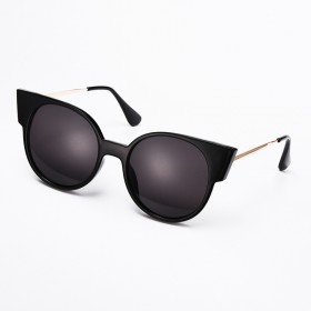 New fashion cat eye sunglasses female tide round sunglasses personality street shooting sunglasses s9072