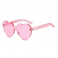 Fashion heart-shaped big frame sunglasses female trend candy color love sunglasses peach heart sunglasses S8018