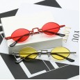 Tide retro small frame sunglasses female personality hip-hop sunglasses male round face sunglasses S8078