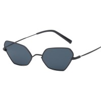 New retro small frame sunglasses female tide polygon hip-hop style sunglasses male street shot round face glasses S8069