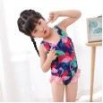 Wind children's swimsuit female one-piece swimsuit princess 2-6 years old girl girls swimsuit infant baby swimsuit