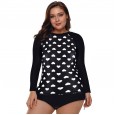 New polka dot bikini swimsuit large size split