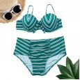 Large size 4XL new increase bikini print swimsuit women