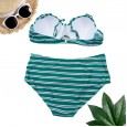Large size 4XL new increase bikini print swimsuit women