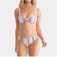 Women's New Bikini Beach Stripe Print