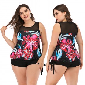 Split increase female swimsuit big cup MM swimsuit was thin 8848