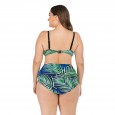 Large size bikini underwire large cup ladies swimwear swimsuit 6650