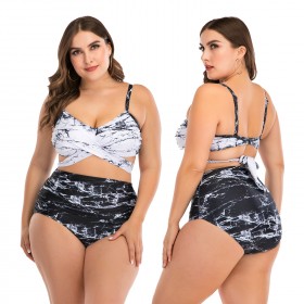 Plus size bikini sexy big cup ladies swimsuit swimwear 8816