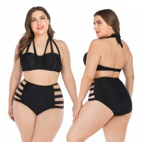 Large size bikini underwire large cup ladies swimsuit swimsuit 6654