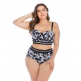 Plus size bikini underwire big cup ladies swimsuit swimsuit 6648